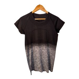 Lululemon Swiftly Tech Black Ombré Tee 8